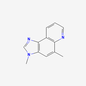 molecular formula C12H11N3 B587682 3,5-Dimethyl-3H-imidazo[4,5-F]quinoline CAS No. 147057-19-0