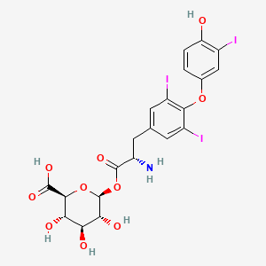 molecular formula C21H20I3NO10 B587687 T3 Acyl Glucuronide CAS No. 910907-23-2
