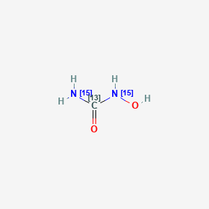 molecular formula CH4N2O2 B587688 羟基脲-13C,15N2 CAS No. 1246814-92-5