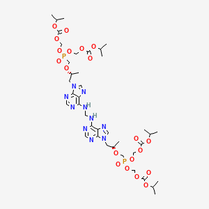 molecular formula C39H60N10O20P2 B587705 Tenofovir Disoproxil Dimer CAS No. 1093279-76-5