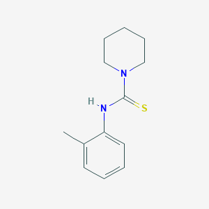 molecular formula C13H18N2S B5877059 N-(2-methylphenyl)piperidine-1-carbothioamide 