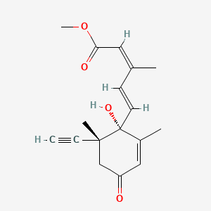 molecular formula C17H20O4 B587707 rac 8'-Acetylene Abscisic Acid Methyl Ester CAS No. 192987-96-5