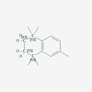 B587725 1,1,4,4,6-Pentamethyl-1,2,3,4-tetrahydronaphthalene-13C4 CAS No. 1391053-02-3