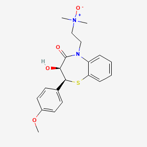 molecular formula C20H24N2O4S B587740 Deacetyl Diltiazem N-Oxide CAS No. 122619-90-3