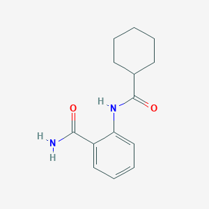 molecular formula C14H18N2O2 B5877423 2-(Cyclohexylcarbonylamino)benzamide 