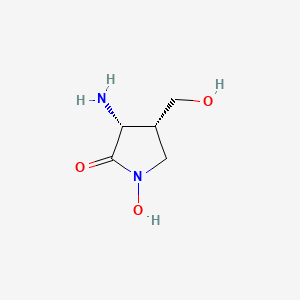 (3R,4R)-3-Amino-1-hydroxy-4-hydroxymethyl-pyrrolidin-2-one