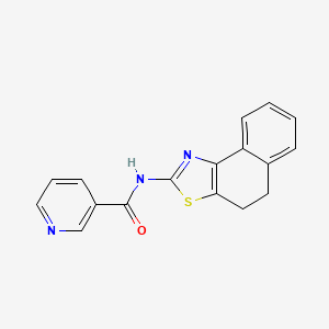 molecular formula C17H13N3OS B5877476 N-(4,5-dihydronaphtho[1,2-d][1,3]thiazol-2-yl)pyridine-3-carboxamide 