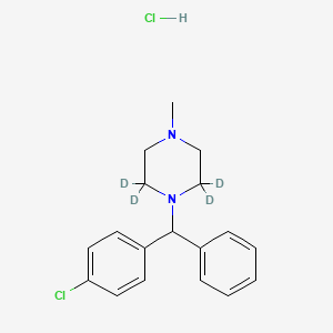 molecular formula C18H22Cl2N2 B587750 Chlor Cyclizine-d4 Hydrochloride CAS No. 1246816-11-4