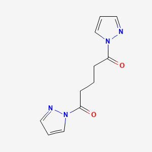 molecular formula C11H12N4O2 B5877556 1,5-DI(1H-PYRAZOL-1-YL)-1,5-PENTANEDIONE 