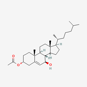 (3alpha)-7-Hydroxycholest-5-en-3-yl acetate