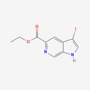 Ethyl 3-iodo-1H-pyrrolo[2,3-C]pyridine-5-carboxylate