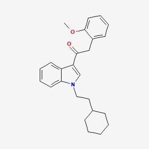 1-(2-Cyclohexylethyl)-3-(2-methoxyphenylacetyl)indole