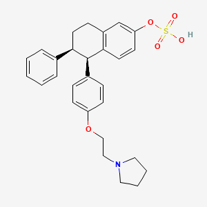 molecular formula C28H31NO5S B587772 Lasofoxifene Sulfate CAS No. 1048953-96-3