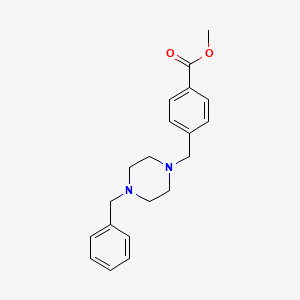 molecular formula C20H24N2O2 B5877760 Methyl 4-[(4-benzylpiperazin-1-yl)methyl]benzoate 