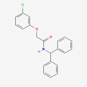 molecular formula C21H18ClNO2 B5877865 N-benzhydryl-2-(3-chlorophenoxy)acetamide 