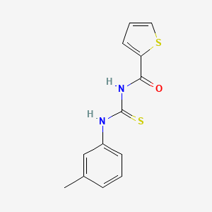 molecular formula C13H12N2OS2 B5878134 N-[(3-methylphenyl)carbamothioyl]thiophene-2-carboxamide CAS No. 425656-24-2