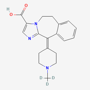 molecular formula C19H21N3O2 B587824 Alcaftadine 3-Carboxylic Acid-d3 CAS No. 1795019-71-4