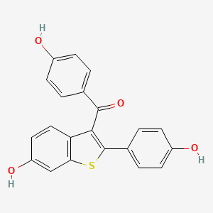 2-(4-Hydroxyphenyl)-3-(4-Hydroxybenzoyl)-6-Hydroxybenzo[b]thiophene