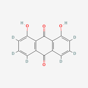 molecular formula C14H8O4 B587833 1,8-Dihydroxyanthraquinone-d6 CAS No. 1246816-27-2
