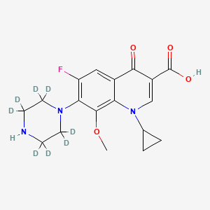 molecular formula C18H20FN3O4 B587838 3-Desmethyl Gatifloxacin-d8 CAS No. 1794941-53-9