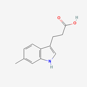 molecular formula C12H13NO2 B587841 3-(6-methyl-1H-indol-3-yl)propanoic acid CAS No. 151590-29-3