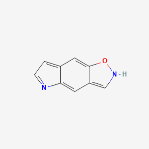 molecular formula C9H6N2O B587850 2H-Isoxazolo[5,4-f]indole CAS No. 146781-77-3
