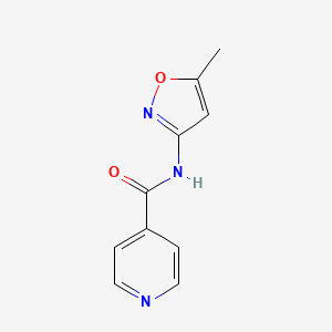 molecular formula C10H9N3O2 B5878685 N-(5-methyl-1,2-oxazol-3-yl)pyridine-4-carboxamide CAS No. 5246-84-4
