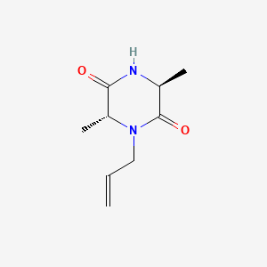 (3S,6R)-3,6-Dimethyl-1-prop-2-EN-1-ylpiperazine-2,5-dione