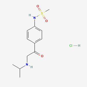 molecular formula C12H19ClN2O3S B587880 Oxo Sotalol Hydrochloride CAS No. 5576-49-8