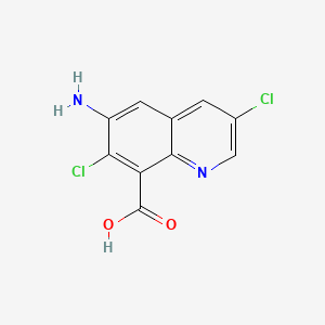 6-Amino-3,7-dichloro-8-quinolinecarboxylic Acid