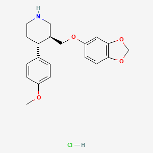 rac-trans-4-Defluoro-4-methoxy Paroxetine Hydrochloride