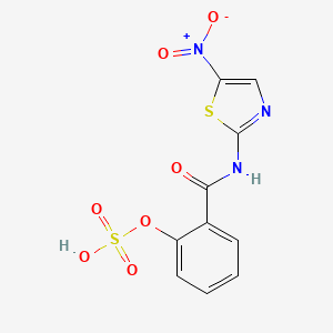 molecular formula C10H7N3O7S2 B587909 Tizoxanide Sulfate CAS No. 1391053-06-7
