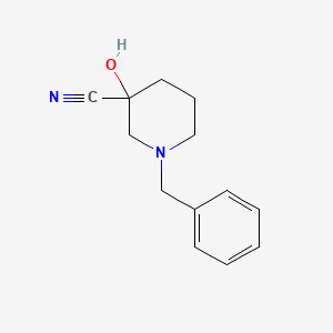 1-Benzyl-3-hydroxypiperidine-3-carbonitrile