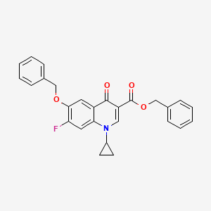 6-Benzyloxy-1-cyclopropyl-1,4-dihydro-7-fluoro-4-oxo-3-quinolinecarboxylic Acid Benzyl Ester