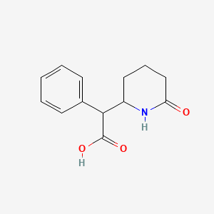 (6-Oxopiperidin-2-yl)(phenyl)acetic acid