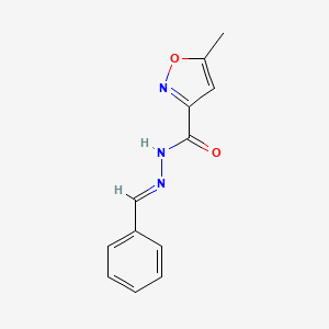 5-Methyl-N'-[(E)-phenylmethylidene]-1,2-oxazole-3-carbohydrazide