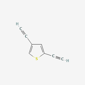 molecular formula C8H4S B587956 2,4-Diethynylthiophene CAS No. 153143-05-6