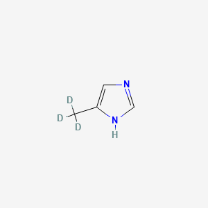 molecular formula C4H6N2 B587968 4-Methylimidazole-d3 CAS No. 1219805-95-4