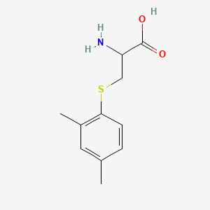molecular formula C11H15NO2S B587982 S-(2,4-Dimethylbenzene)-D,L-cysteine CAS No. 1357350-92-5