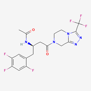 molecular formula C18H17F6N5O2 B587986 N-Acetyl Sitagliptin CAS No. 1379666-94-0