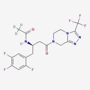 molecular formula C18H17F6N5O2 B587988 N-Acetyl Sitagliptin-d3 