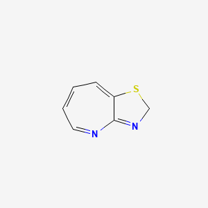 molecular formula C7H6N2S B588003 2H-[1,3]Thiazolo[4,5-b]azepine CAS No. 159407-93-9