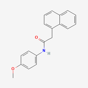 molecular formula C19H17NO2 B5880142 N-(4-methoxyphenyl)-2-(naphthalen-1-yl)acetamide 