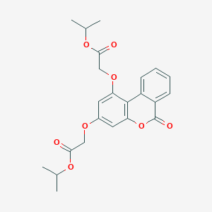 molecular formula C23H24O8 B5880155 isopropyl {[1-(2-isopropoxy-2-oxoethoxy)-6-oxo-6H-benzo[c]chromen-3-yl]oxy}acetate 