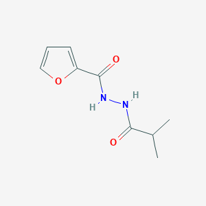 molecular formula C9H12N2O3 B5880197 N'-(2-methylpropanoyl)furan-2-carbohydrazide 