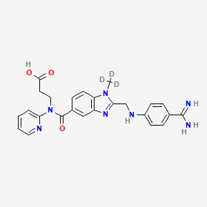 molecular formula C25H25N7O3 B588023 Dabigatran-d3 CAS No. 1246817-44-6