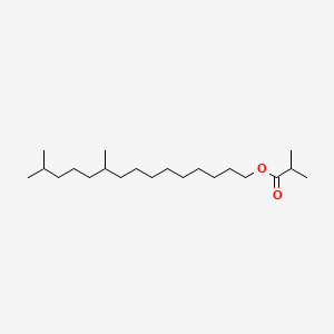 molecular formula C21H42O2 B588043 rac 10,14-dimethylpentadecyl isobutyrate CAS No. 158442-03-6
