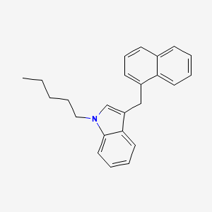 3-(Naphthalen-1-ylmethyl)-1-pentylindole