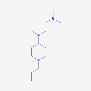 molecular formula C13H29N3 B5880592 N,N,N'-trimethyl-N'-(1-propylpiperidin-4-yl)ethane-1,2-diamine 