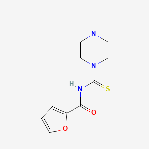 molecular formula C11H15N3O2S B5880615 N~2~-[(4-METHYLPIPERAZINO)CARBOTHIOYL]-2-FURAMIDE 